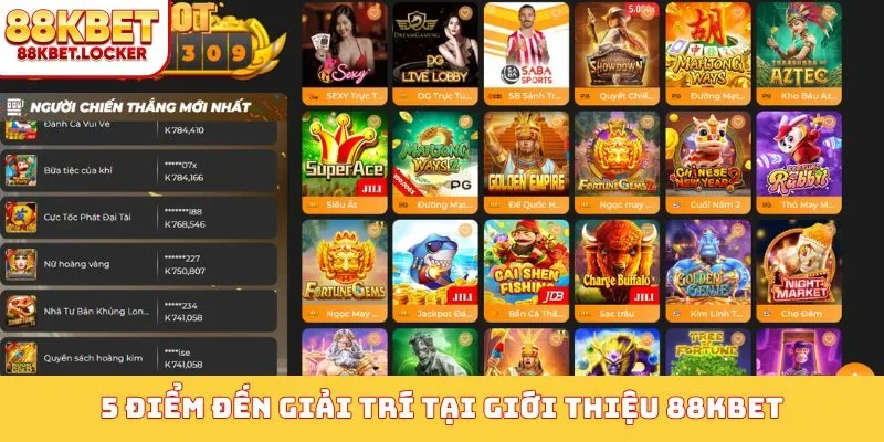 5 điểm đến giải trí tại giới thiệu 88KBET