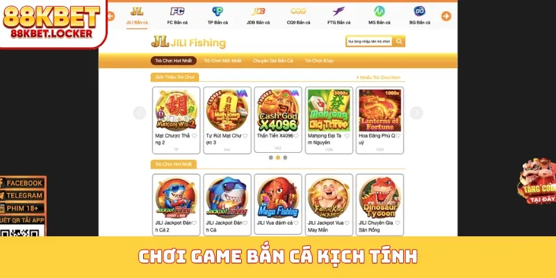 Chơi game bắn cá kịch tính